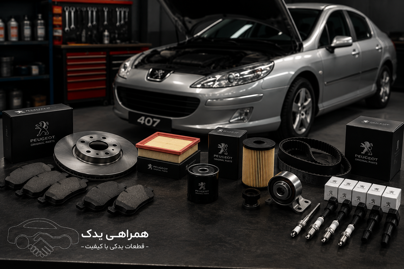 راهنمای خرید قطعات یدکی پژو ۴۰۷ | چگونه قطعات اصلی را از تقلبی تشخیص دهیم؟